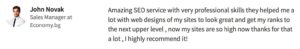 Testimonial Miami SEO